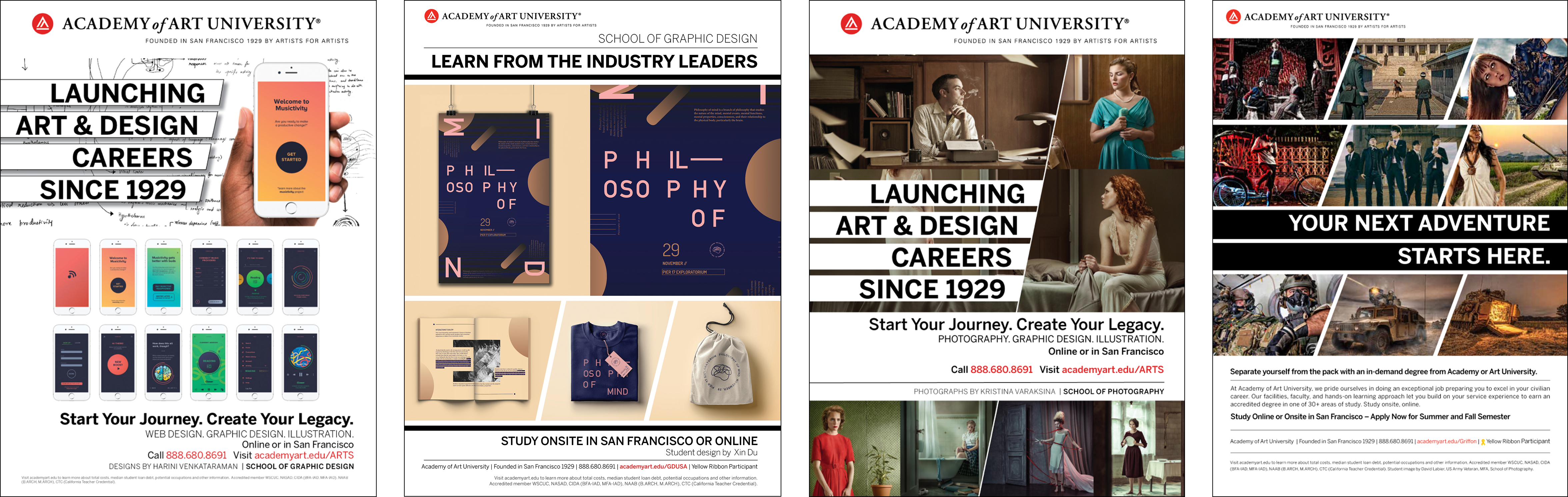 Academy of Art Print Ads
